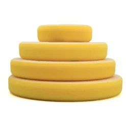 Fine polishing foam pads for rotary polishers