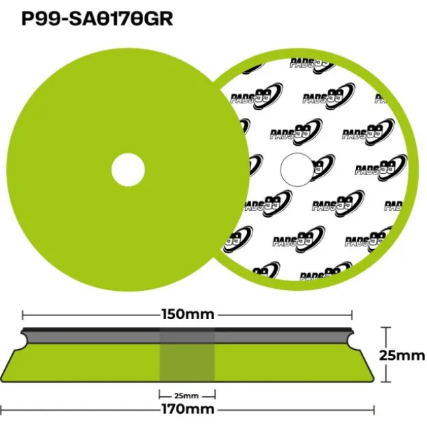 Green Sandwich Pad Ultra Finishing