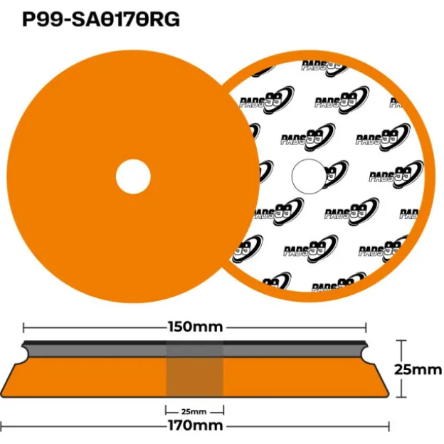 Orange Sandwich Pad Medium