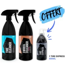 Pack Q2M TireCleaner 1L & Q2M Iron WheelCleaner 1L