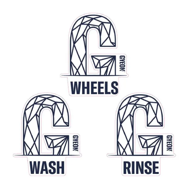 Q2M Wash Bucket Stickers