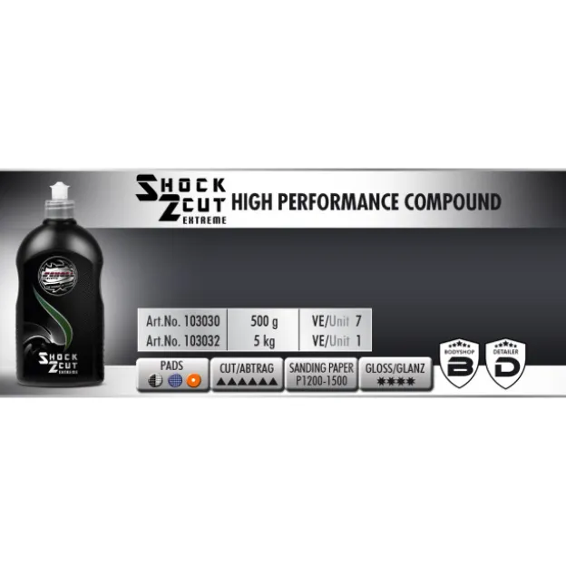 Shock 2 Cut Rubbing Compound 500g