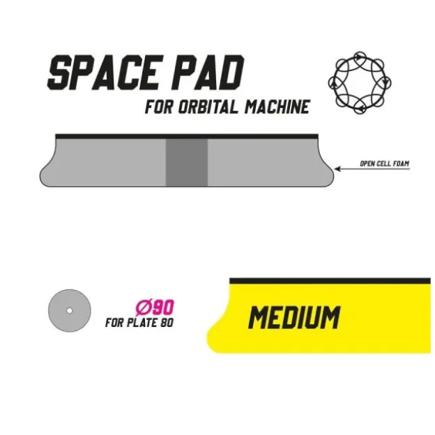 Space Pad Yellow - Medium