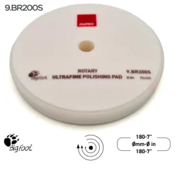 UltraFine polishing foam pads for rotary